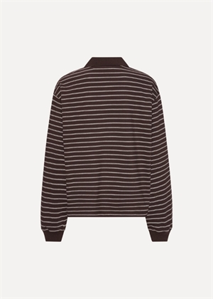 Pique longsleeve polo bluse Mole Comb. ROTATE